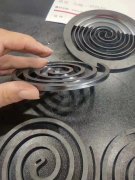 金屬曲線激光切割樣品展示