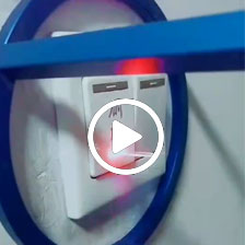 手持式激光打標(biāo)機(jī)雕刻開關(guān)，再也不會(huì)按錯(cuò)了