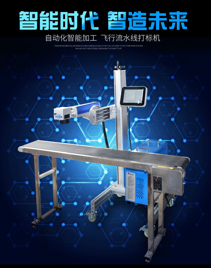 自動智能加工飛行流水線打標機